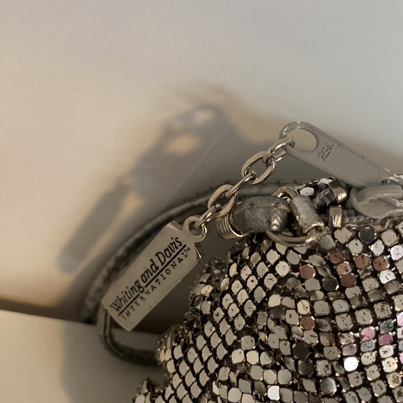 Whiting and Davis International silver mesh shoulder purse - Picture 2 of 5